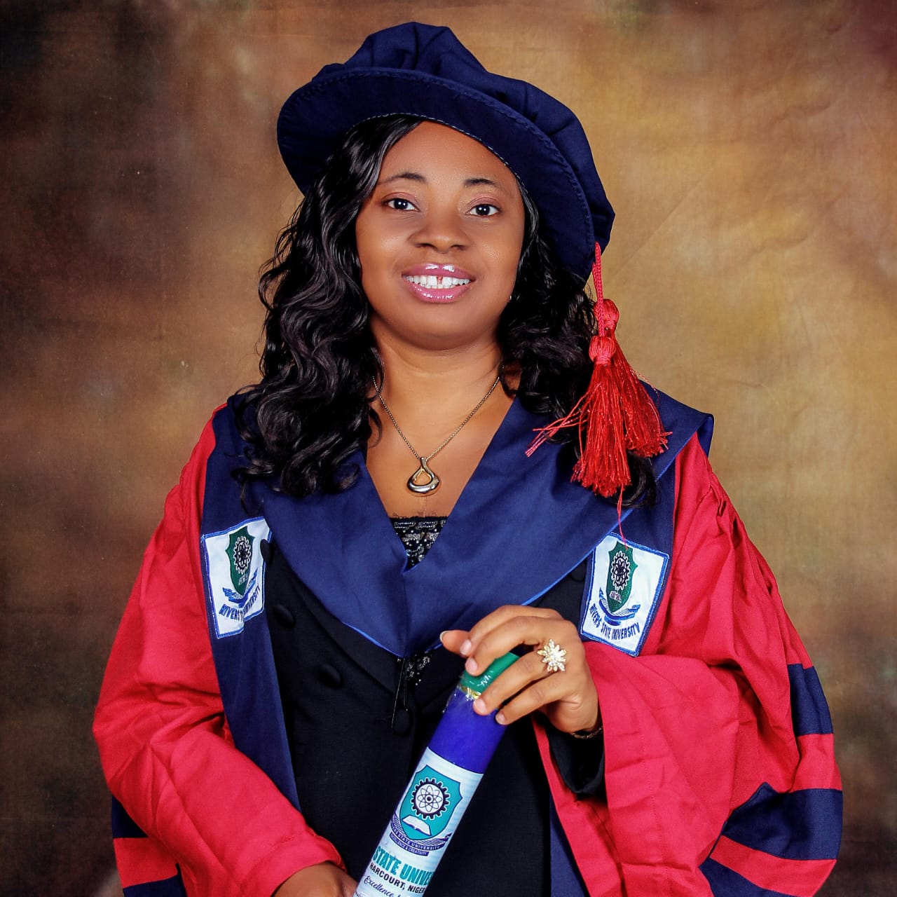Dr Nkeiruka Nwachukwu Tasie, Esq. in convocation regalia